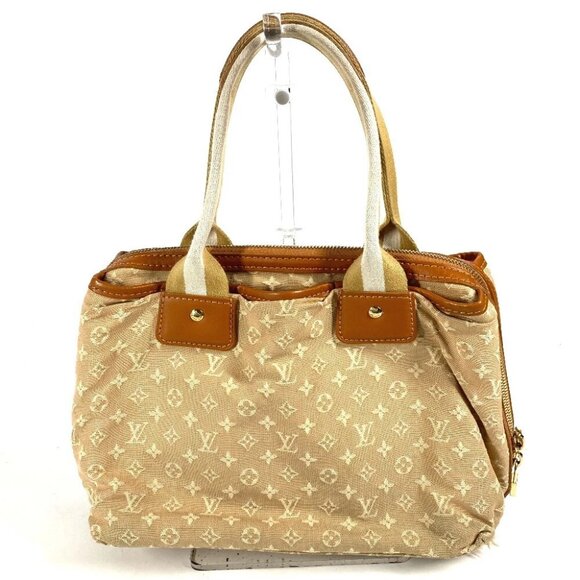 LOUIS VUITTON M92505 sack marie kate Hand Bag Monogram Mini Canvas Beige - Picture 12 of 14